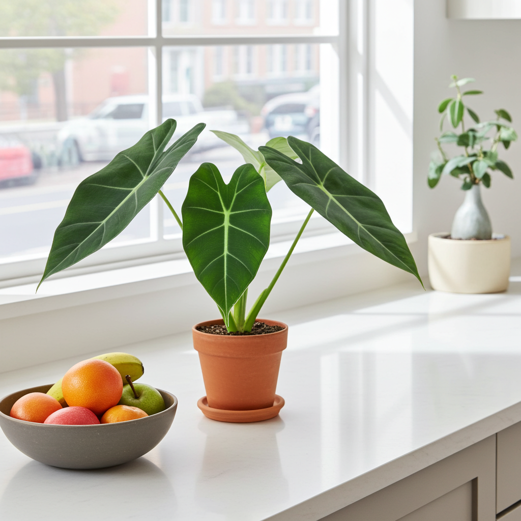 Alocasia Micholitziana 'Frydek' – Green Velvet Houseplant