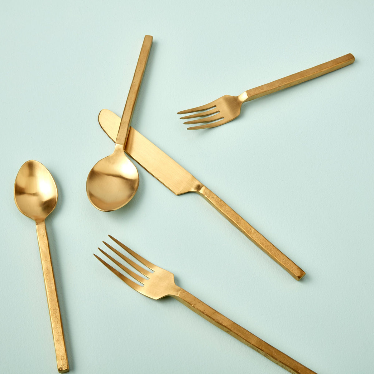 Azura Flatware Set, Gold