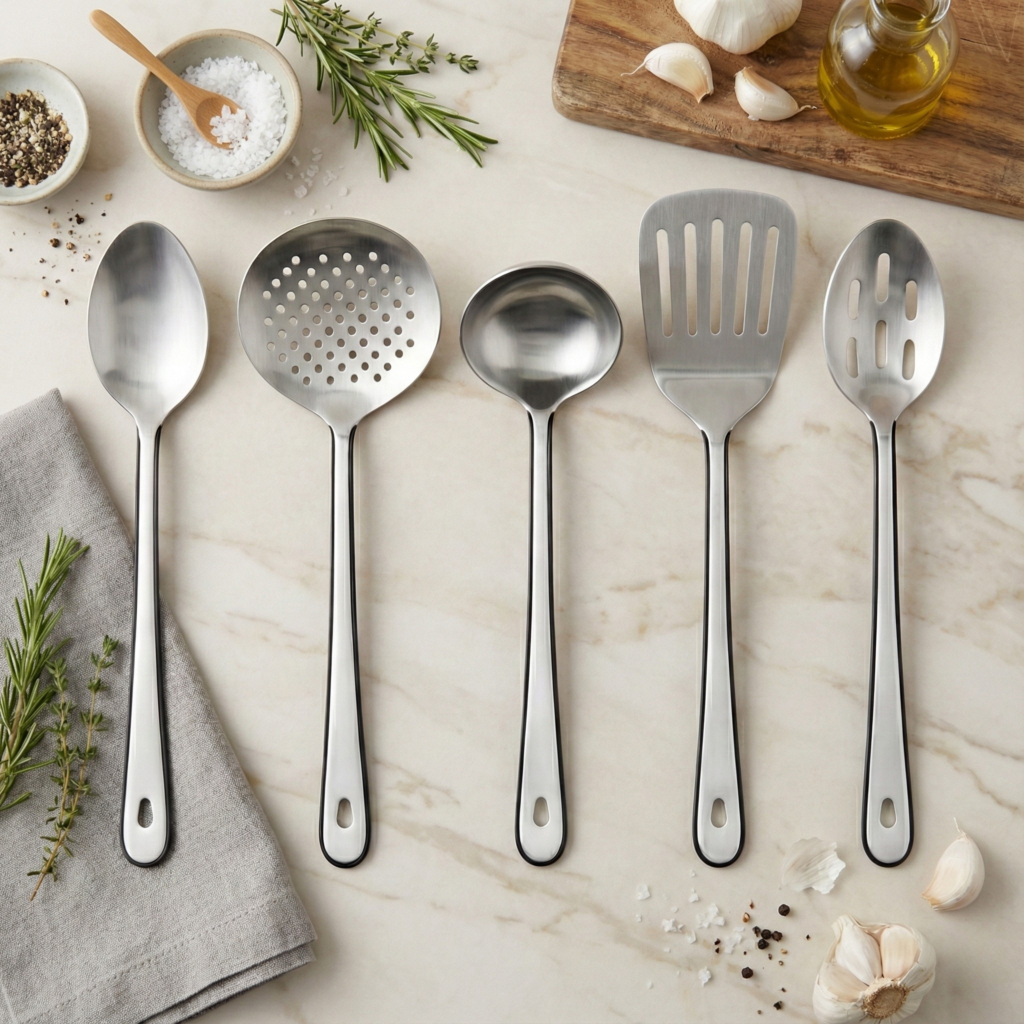 Harlow Slotted Spoon with Stainless Steel Head