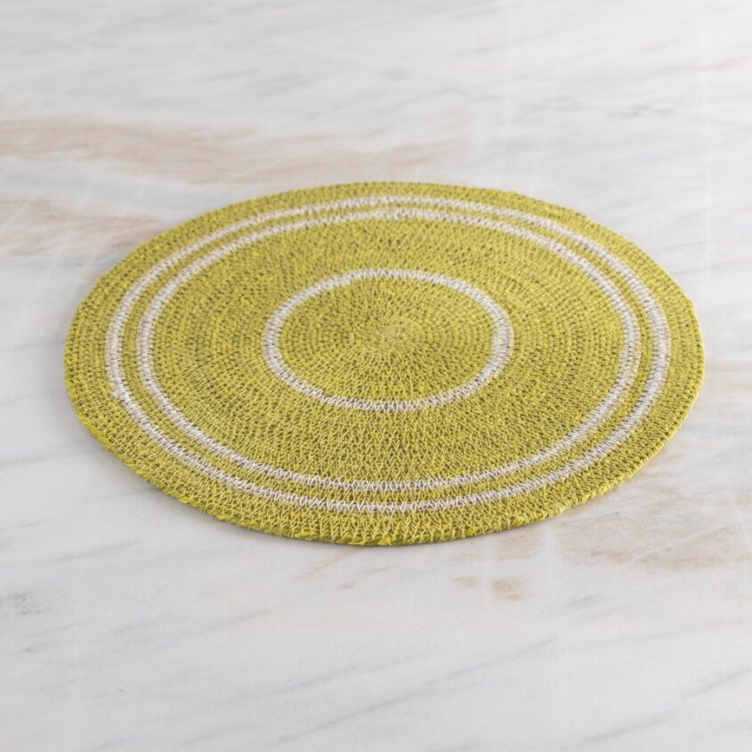 Hydra Placemat, Chartreuse