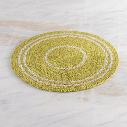 Hydra Placemat, Chartreuse