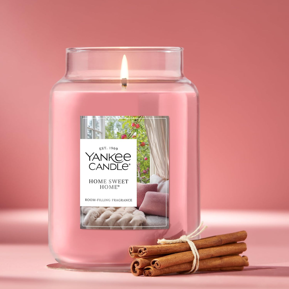 Yankee Candle Spiced Pumpkin Scented Candle, 22oz Large Jar