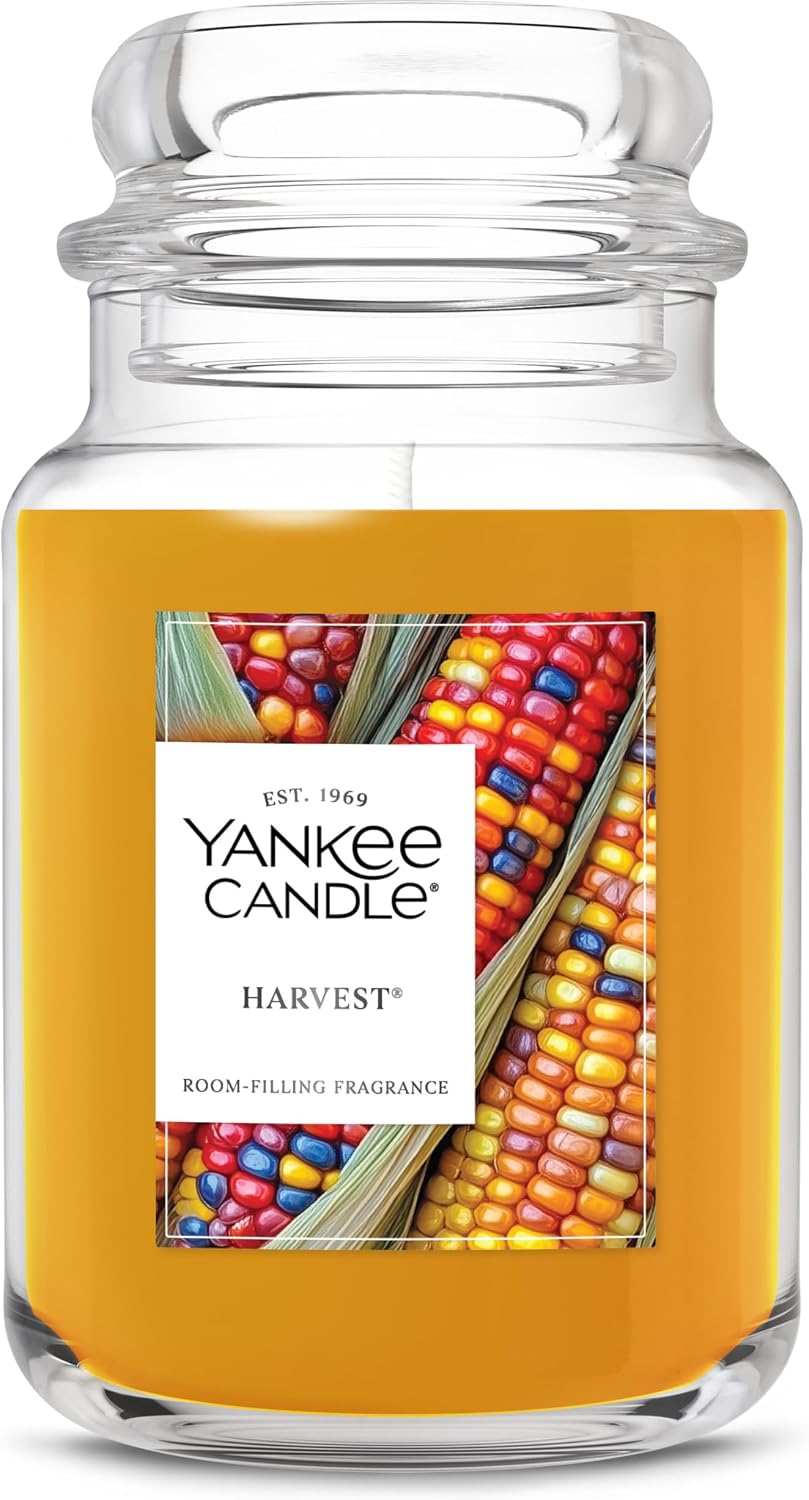 Yankee Candle Spiced Pumpkin Scented Candle, 22oz Large Jar