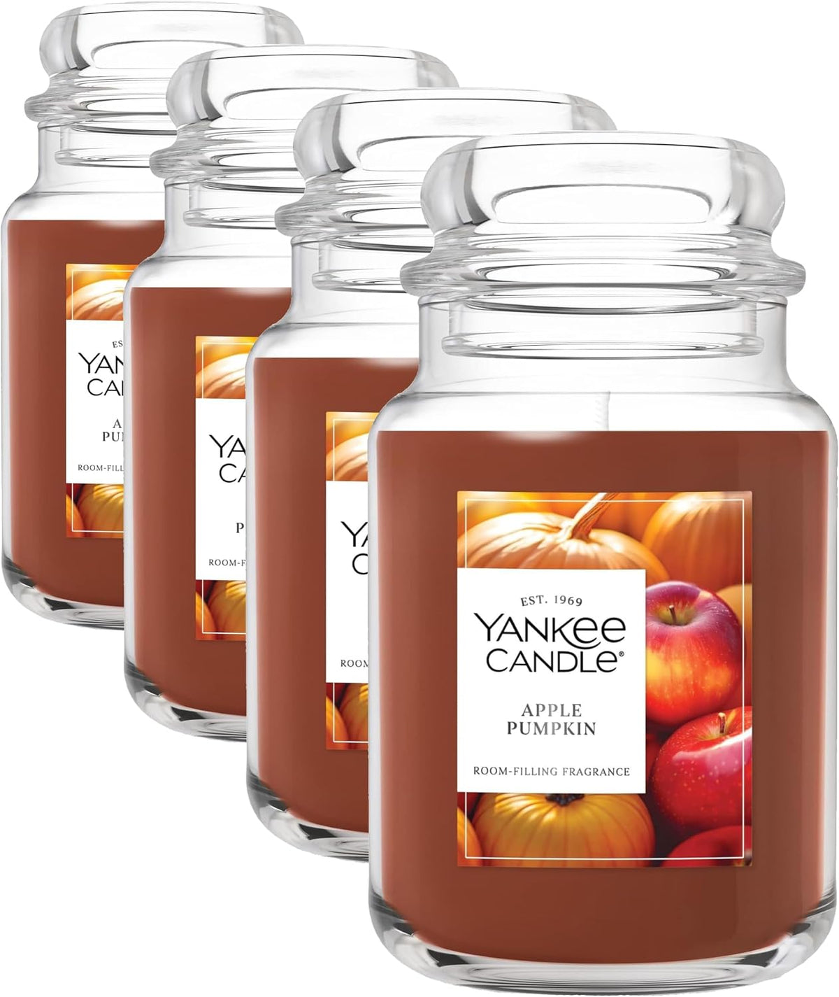 Yankee Candle Spiced Pumpkin Scented Candle, 22oz Large Jar