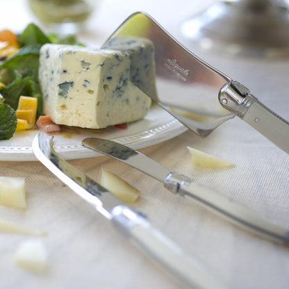 Laguiole Large Forktipped Cheese Platine - Ivory