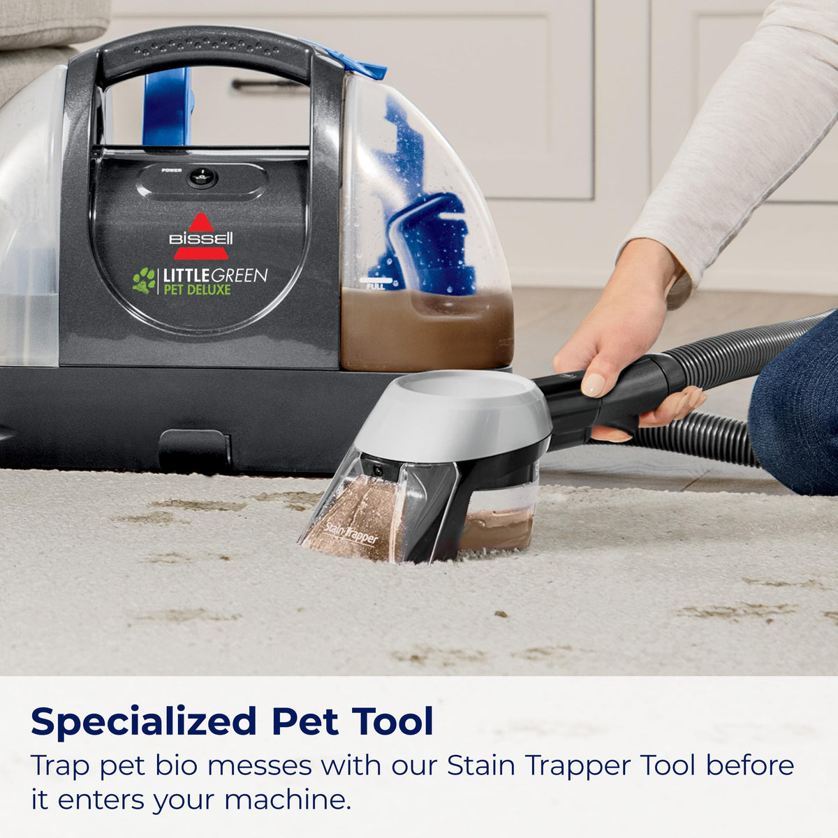 BISSELL Little Green Mini Portable Carpet Cleaner, 4075