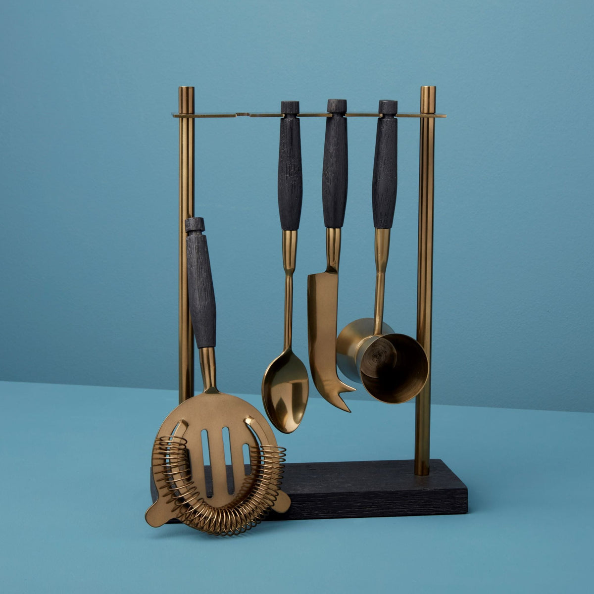 Arendal Aged Bronze Hanging Bar Set