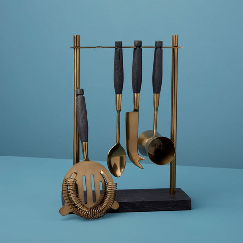 Arendal Aged Bronze Hanging Bar Set