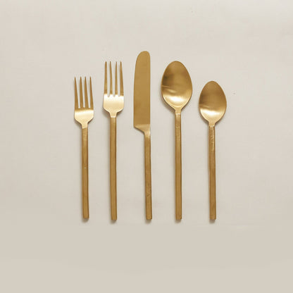 Azura Flatware Set, Gold