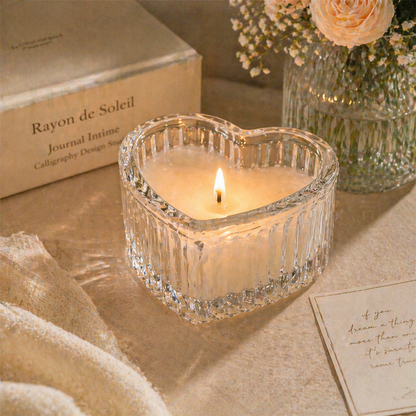 Heart Glass Storage Box