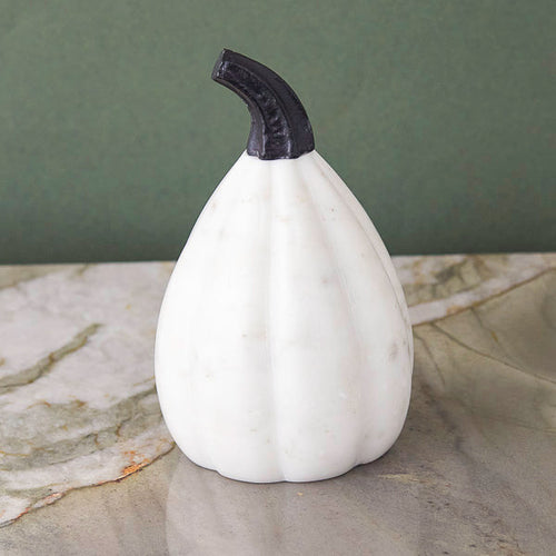 White Marble Pumpkin