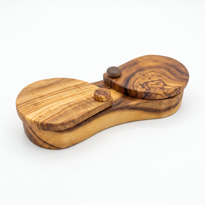 Olive Wood Spice Box | Artisan Kitchen & Home Accent