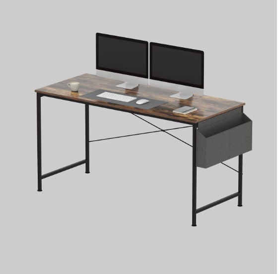 Modern Brown Workstation Desk
