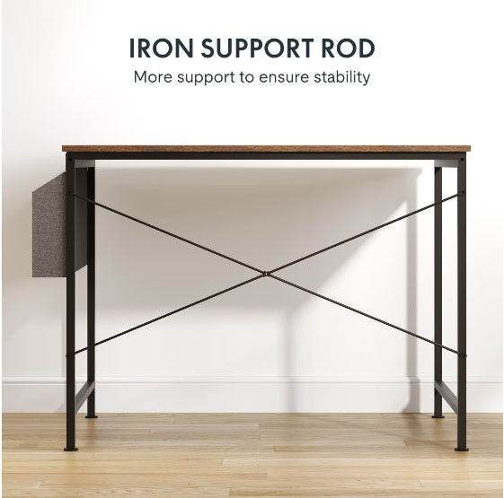 Modern Brown Workstation Desk