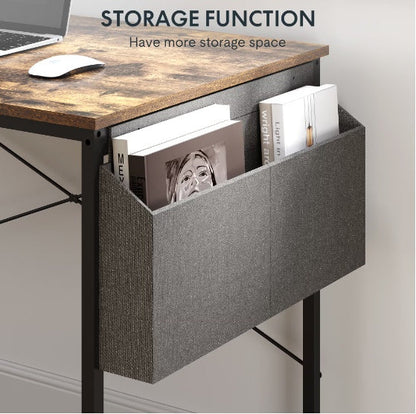 Modern Brown Workstation Desk
