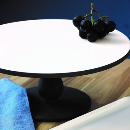 Easton Cake Stand, Graphite