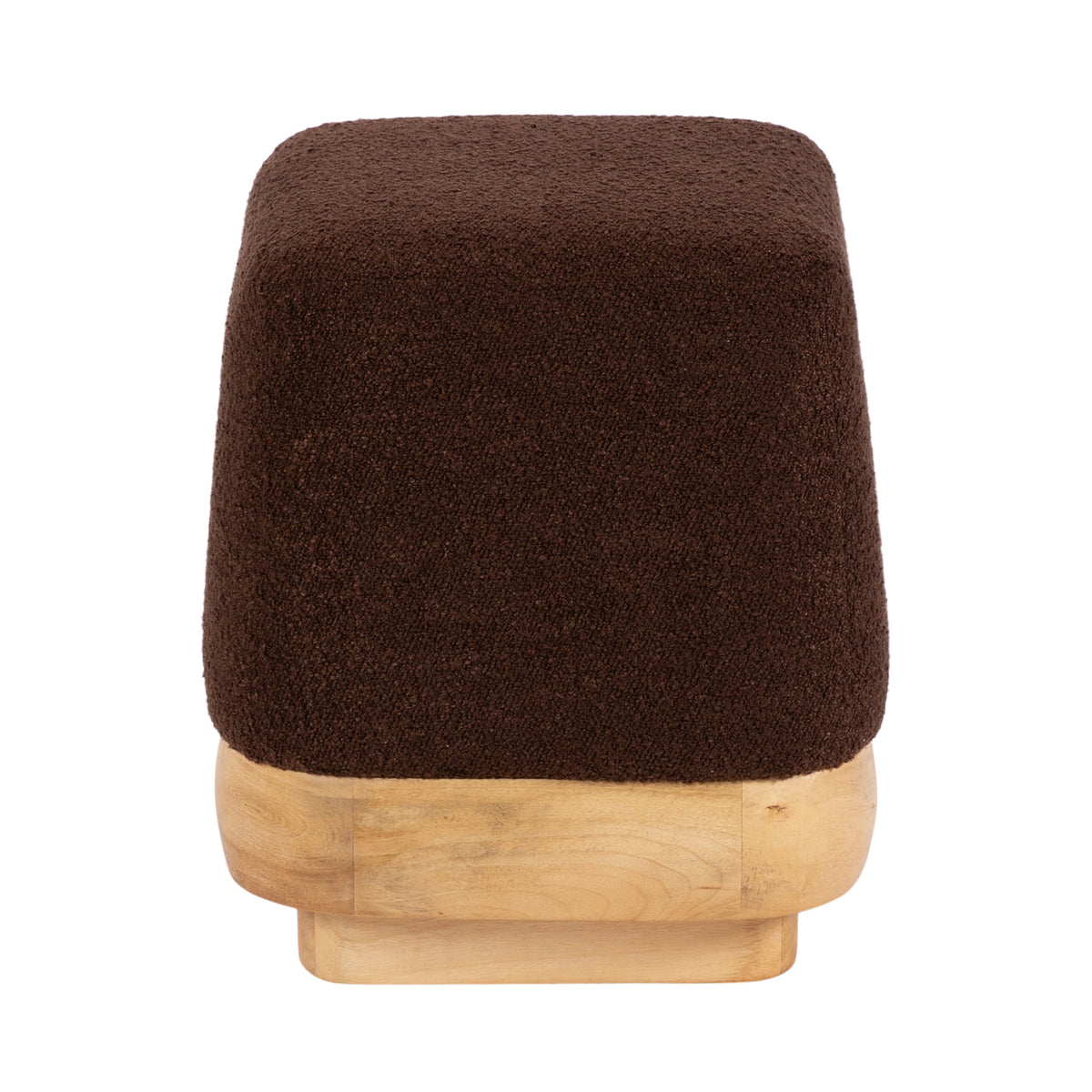 Sabri Square Ottoman Fabric and Wood